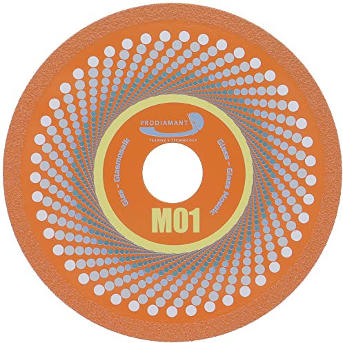 PRODIAMANT Disco Da Taglio Diamantato 115 mm x 22,23 mm M01 per Piastrelle e Mosaico Di Vetro