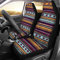 Binienty Autositzbezüge, Baja-Satteldecke, universelle Passform, für LKWs, SUVs, Van, Boho-Tribal-Streifen-Design, 2-teiliges Set
