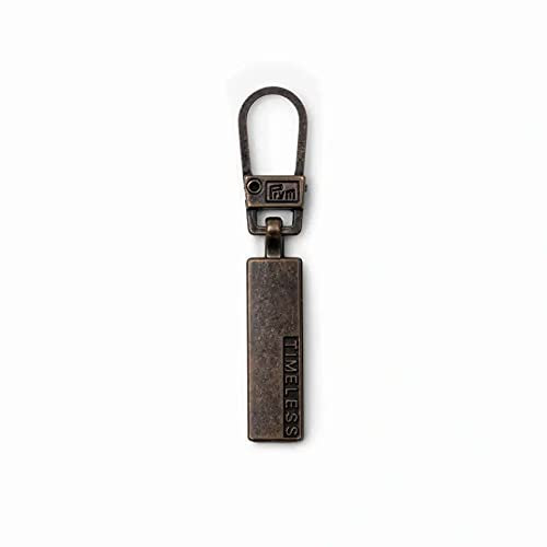 Prym 482375 Fashion-Zipper Classic timeless altmessing, Metallic