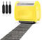 Wide Roller Stamp Identity Theft Stamp 1.5 Inch Perfect for Privacy Protection (Yellow Stamp + 3 Refills)