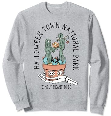 Disney The Nightmare Before Christmas Jack & Sally Cactus Sweatshirt