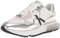 Calvin Klein Damen Magalee Sneaker, Silber/Weiß 040, 41 EU (Herstellergröße: 11M)
