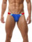 Shorts de Bain Homme Slip de Bain Sexy pour Homme Taille Basse avec Coussin Amovible Adultes Piscine Plage Bleu XL