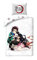 Demon SLAYER Kamado und Nezuko Bettwäsche-Set 2 Figuren - 2 Stück Bettbezug 140 x 200 cm + Kissenbezug 70 x 90 cm - Mehrfarbig - 100 % Baumwolle