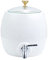 Dispensador de Bebidas Dispensador de Bebidas de cerámica con Grifo de Acero Inoxidable y Tapas de Vidrio Dispensador de Bebidas de 2,4 l Contenedor de Agua para encimera para té h