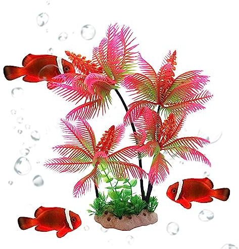 Miake Aquarium-Bonsai-Baum | Realistische Aquariumpflanze,Kokosnussbaum-Landschaftsgestaltung zur Verschönerung des Aquariums für Schildkröten, Fische und Eidechsen