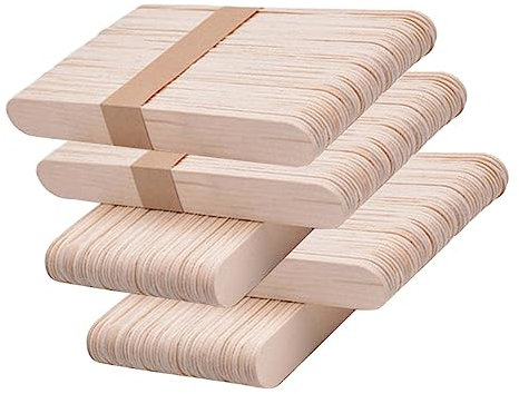 STOBOK 250stücke Holzstäbchen Für Basteln Diy Sticks Aus Naturholz Handwerk Materialien Für Junge Mädchen Klassenprojekte Party Basteln Lageraktivitäten