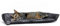 bo&flash Katzenliege für die Fensterbank San Francisco Ilse – Hochwertiges Katzenbett – Waschbares Katzenbett 62 × 27 × 10 cm – Katzenkissen – rutschfeste Unterseite - Cat Bed