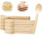 Lot de 200 cuillères jetables en bois de bouleau - Cuillères jetables en bois de bouleau - Biodégradables
