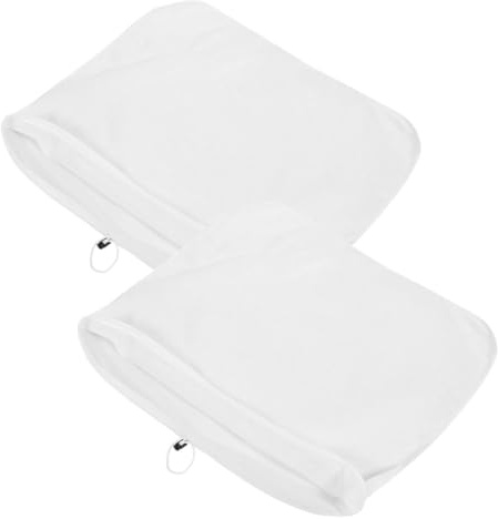 FUNOMOCYA 2pcs Food Mesh Strainer Bag Reusable Brewing Bag Coconuts Cheese Filter Pouch Milk Filter