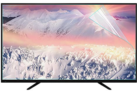 HBALDTEDC TV Screen Protector, 32-75 Inch Monitor Anti Glare Screen Protector for TV/Desktop Computer,Blue Light Blocking Filter(32(704 * 395mm))