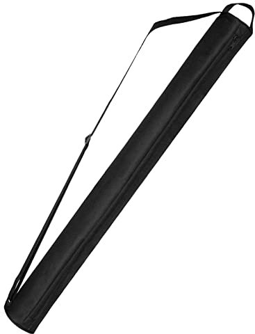 INCAUCA 7 Can Golf Beer Sleeve, Insulated Beer Sleeve for Golf Bag, Golf Bag Beer Cooler Sleeve, Beer Sling Holder for Cans Drinks Canned Beverages, Fit Most Golf Bags (Black)