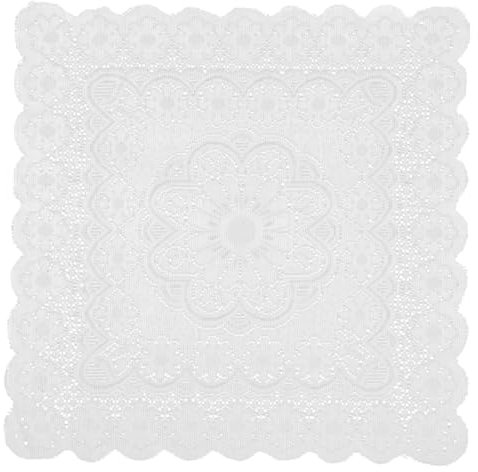 DOITOOL Brotbackautomaten-schutzhülle Für Küchengeräte Weiße Spitzentischdecke Mikrowellenherd-abdeckung Reiskocher-abdeckung