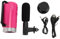 Ylwxzenith Videocamera per videocamera HD da 16 MP 1080p con microfono, 16x zoom digitale, schermo da 2,4 pollici, per interviste eventi sportivi Music Live Streaming, supporta fino a 128 GB