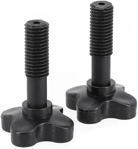 2 Pcs Black M12 PlasticFixing Screw Knob Canopies Garden Swing Fittings to Attach Canopy Frame to Swing Frame,Hanging Garden Furniture Supplies