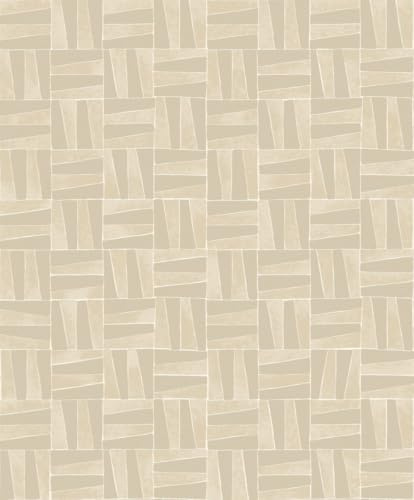 Sanders & Sanders papier peint carreaux de ciment sable beige 53 cm x 10.05 m