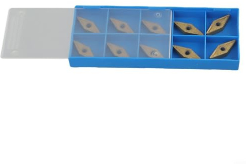 VNMG160408 Lot de 10 inserts de tournage en carbure BP1125 pour tour CNC, cutter indexable VNMG332-MA avec haute adhérence et Durabil