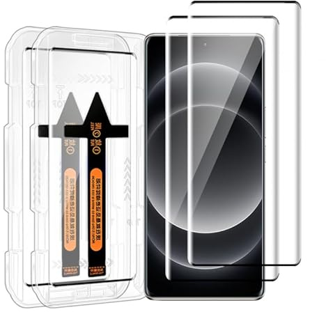 chejuza 2 pièces en verre trempé pour Xiaomi 14 Ultra,[installation rapide],verre trempé - transparent HD - dureté 9H, coque compatible