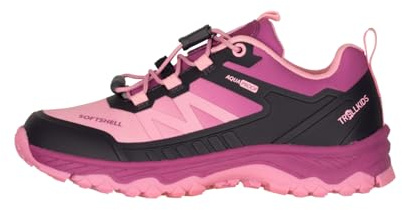Trollkids Kids Sirdal Hiker Low 41, Fresh Berry/Graphite