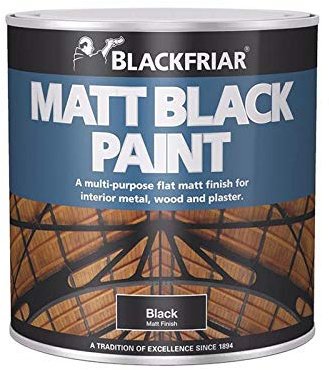 Blackfriar BKFMB125 Matt Black Paint 125 ml