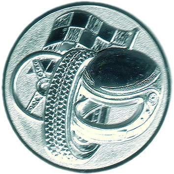 Pokal Emblem Motorsport - 25 mm/silber