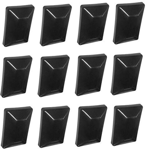 Fence Post Plastic Black Cap 4x6 (3 5/8 X 5 5/8) Fits Treated Posts Multipack Made in USA Wholesale Bulk Pricing (12)