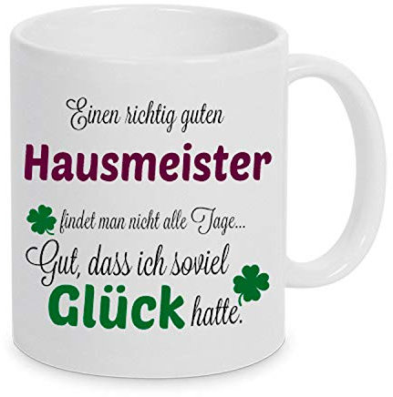 TassenKing(TM) - Einen guten Hausmeister... - Tasse - Kaffeebecher - Tasse mit Spruch