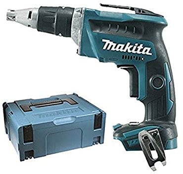 Makita DFS 250 ZJ - Taladro atornillador inalámbrico (18 V, sin necesidad de batería)