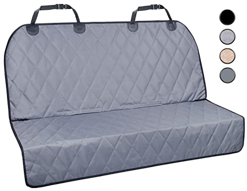 VIVAGLORY Dog Seat Cover Quickcover Dog Seat Protector, Backseat Cover for Car, Back Rear Backseat Bench Protector, Standard, Grey