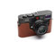 Handarbeit aus echtem echtem Leder halb Kamera Tasche Abdeckung für Leica m8 m9 m9p m-e Monochrome Rufous Farbe