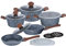 Berlinger Haus 13-teiliges Kochtopf-Set, Granittöpfe und Pfannen, Forest Line BH-6197