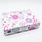 Geschenkpapier zum 40. Geburtstag, 2 Bögen + 2 passende Geschenkanhänger für Frauen zum 40. Geburtstag, Rosa / Lila / Weiß