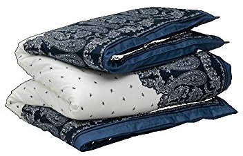 GANT Bandana Paisley Bettdeckenbezug einzeln Farbe Yankee Blau Größe 135x200cm
