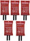 Brandengel Premium Löschdecke DIN EN 1869:2001 Brandschutzdecke 1 x 1 m auch für Fettbrände Fettbrand Küche Feuerlöschdecke Auto 100 x 100 cm 5 Stück
