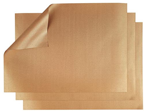 Dauerbackfolie 40x29cm Backpapier Wiederverwendbar für Backofen und Grill – Mehrweg Backpapier Antihaft 260 Grad Hitzebeständig Wiederverwendbares Backpapier–Backmatte