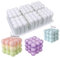 NICAVKIT 6 en 1 Moule en Silicone pour Bougie à Bulles, Moule De Boule De Cube 3D, Boule De Cube En Silicone, Pour Faire Des Bougies, Bougie Parfumée, Chocolat, Fondant Et Gâteau