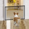 Dog Gate,Retractable Stair Gates for Dogs,Baby Safety Gate, Portable No Drilling Indoor,Dog Barrier Isolation Net for Stairway Doorway Indoor and Outdoor (72 * 110CM)