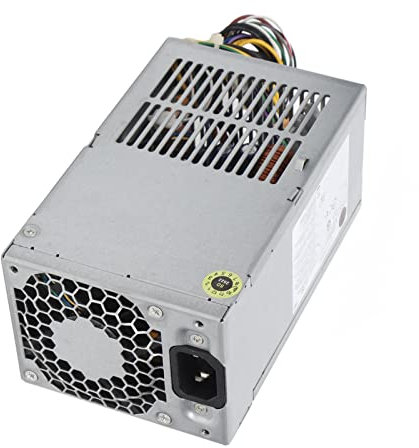 Plyisty Fuente de Alimentación para PC de 240 W Compatible con HP ProDesk 400 600 800 G1 G2 SFF, Reemplazo de Fuente de Alimentación AC 100-240 V, Fuerte Disipación de Calor