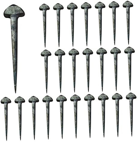 Housoutil Clavo De Herradura De Hierro, 50 Piezas 5cm Clavos De Acero para Entrenamiento De Caballos Deportes Ecuestre, Accesorios De Equipo De Herramientas