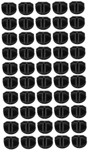 STOBOK 80 Pcs Buckle Wire Cube Organizer Connectors Wire Grid Cube Organizer Connectors for Wire Shelving Metal Wardrobe Cabinet Wire Grid Cubes Shelf Storage Rack Plastic Electric Wire