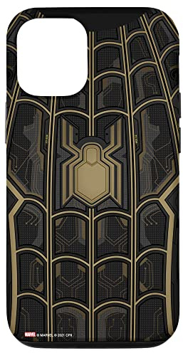 Marvel Spider-Man No Way Home Black and Gold Suit Case for iPhone 12/12 Pro