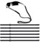 YPYMOD 6 Stück Brillenband, Eyewear Cords Strap für Sportbrillen, Sonnenbrillen, Lesebrillen, Schutzbrille, Einstellbarer Brille Cord für Damen und Herren(Schwarz)