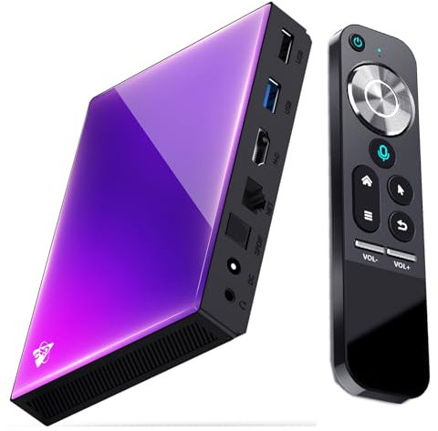 Android 14.0 TV Box 4GB RAM 32GB ROM H96 Max M9 RK3576 AV1 Smart TV Box Quad-Core 8K/1000M LAN/1080P/USB 3.0/H.265/WIFI 2.4G/6.0G BT 5.4 Android TV Box Media Player