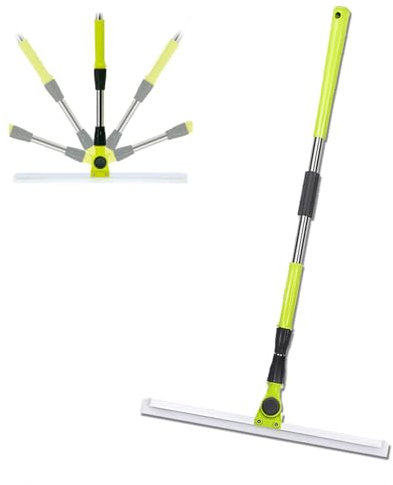 RYJYQYX Aragan para Suelos, con Mango De 130 Cm De Largo Escobilla De Goma para Suelos, Escobilla De Goma para Suelos Limpia Vidrio,Polvo Fino,Cabello Y Líquidos,Large:50×130cm