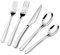 TAN REN Edelstahl Besteck Set 4 Personen, 20-Teiliges Besteckset mit Steakmesser, Elegantes Essbesteck mit Messer Gabel Löffel Set, Cutlery Set für Küche/Restaurant