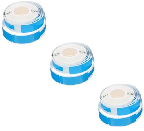 NUOBESTY 3 Rollos De Etiquetas Adhesivas Térmicas Para Cables De Alambre Fáciles De Aplicar Resistentes Y Resistentes Al Desgarro.