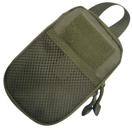 Taktische Erste Hilfe Tasche mit Befestigungssystem, 900d Nylon, Grün