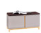 SoBuy Banco Zapatero para Entrada con Asiento Acolchado y 2 Puertas 90 x 34 x 47 cm FSR117-KA ES
