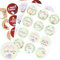 Frohe Ostern Aufkleber Set, 144 Stück, 48 Designs, 40mm Osterhase Sticker, Geschenkaufkleber für Osterdekoration.