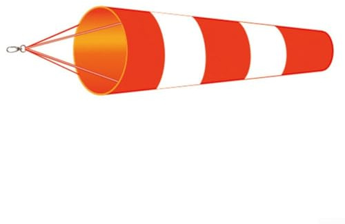 Manica a vento per aeroporto, 150 cm, impermeabile, in tessuto Oxford, indicatore di direzione del vento, antistrappo, misura calza a vento decorativa per meteorologia, prodotti chimici e agricoltura